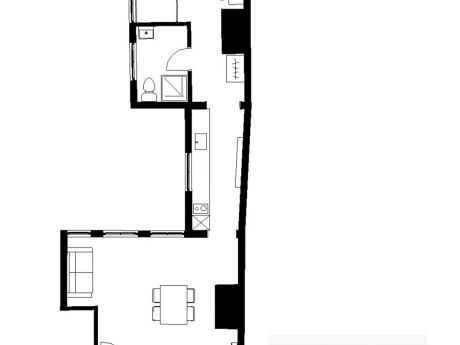 Apartment 55 m² in Mons