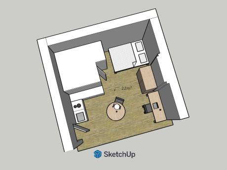 Studio 25 m² in Mons